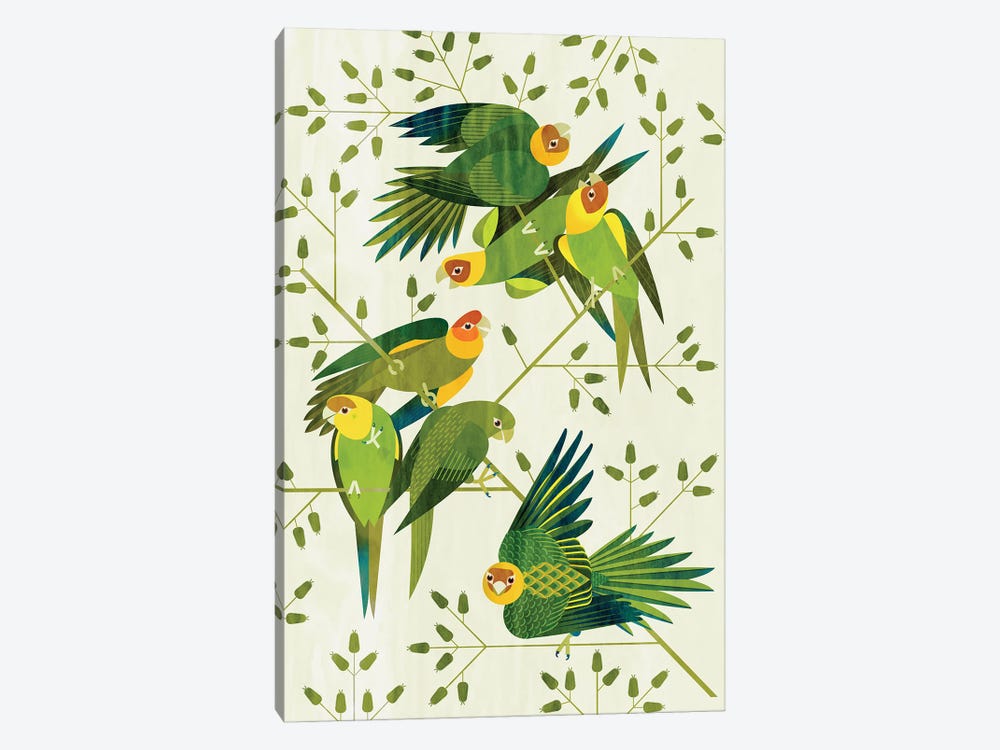 Carolina Parakeets by Scott Partridge 1-piece Art Print