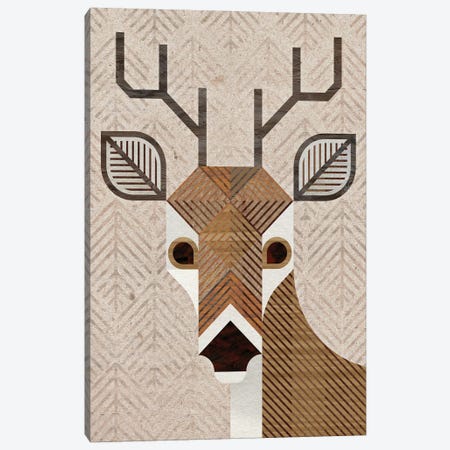Deer Canvas Print #SPT31} by Scott Partridge Art Print