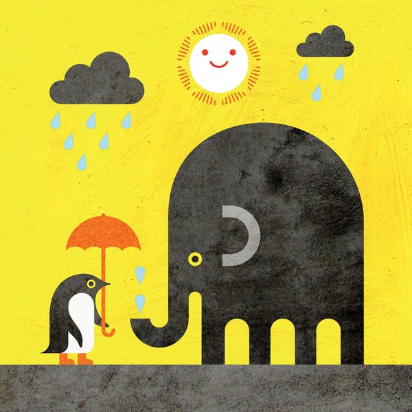 Scott Partridge: Elephant And Penguin by Scott Partridge