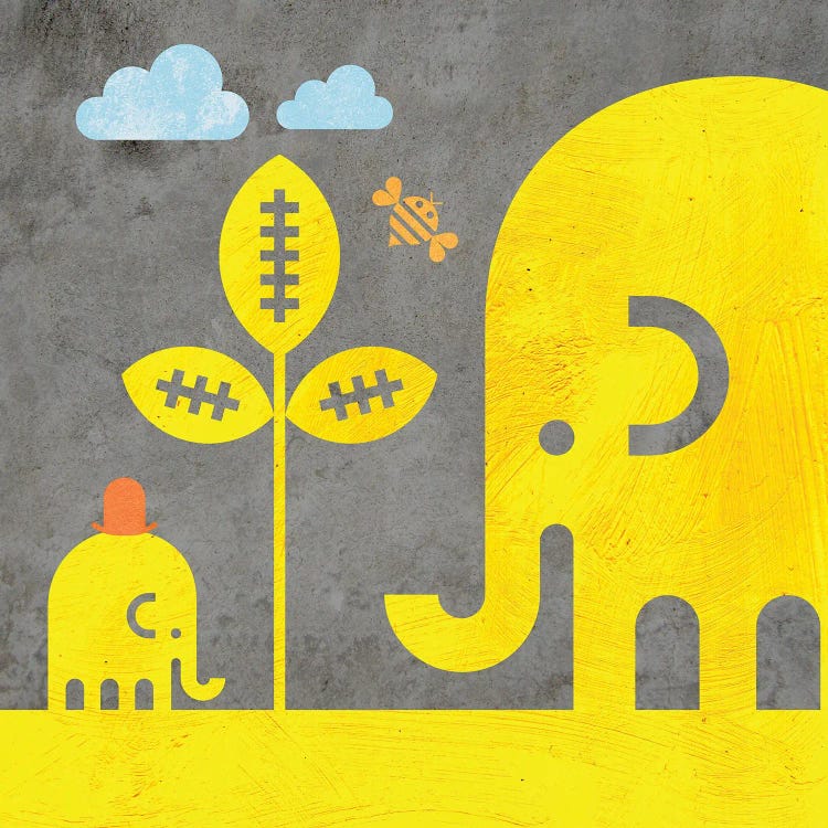 Elephants And Bee