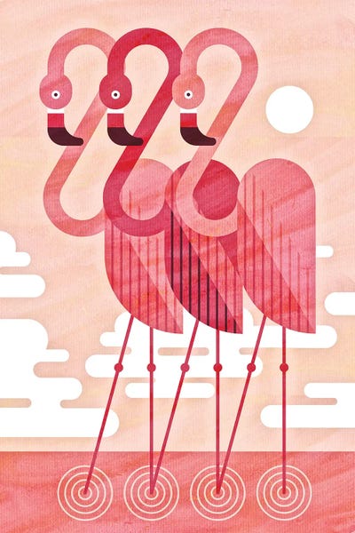 Scott Partridge: Flamingos by Scott Partridge