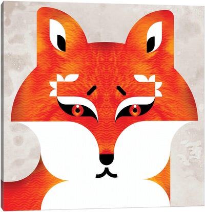 Fox I Canvas Art Print - Scott Partridge