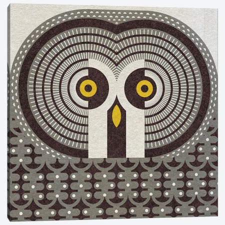 Great Grey Owl Canvas Print #SPT51} by Scott Partridge Canvas Art Print