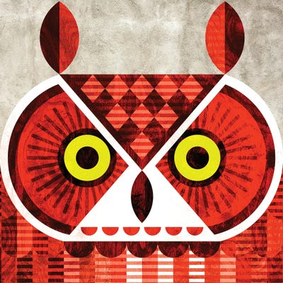 Great Horned Owl by Scott Partridge metal wall art