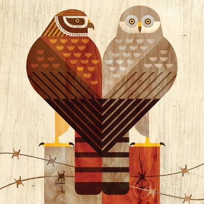 Harriers by Scott Partridge art print