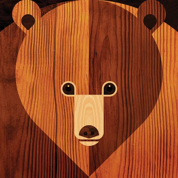 Mid-Century Modern Animals: Bear by Scott Partridge