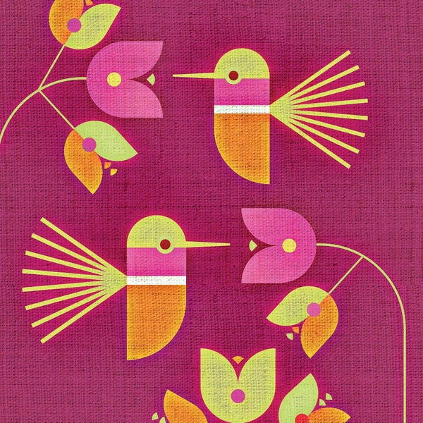 Scott Partridge: Ruby Throated Hummingbirds by Scott Partridge