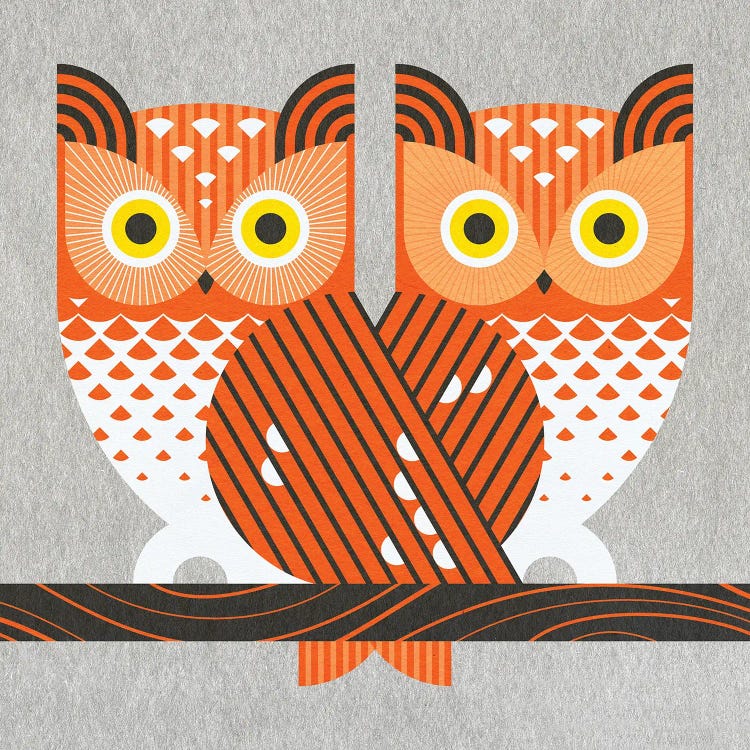 Screech Owls by Scott Partridge wall art