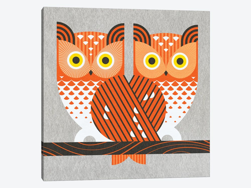 Screech Owls by Scott Partridge 1-piece Art Print