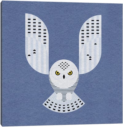 Snowy Owl Canvas Art Print - Scott Partridge