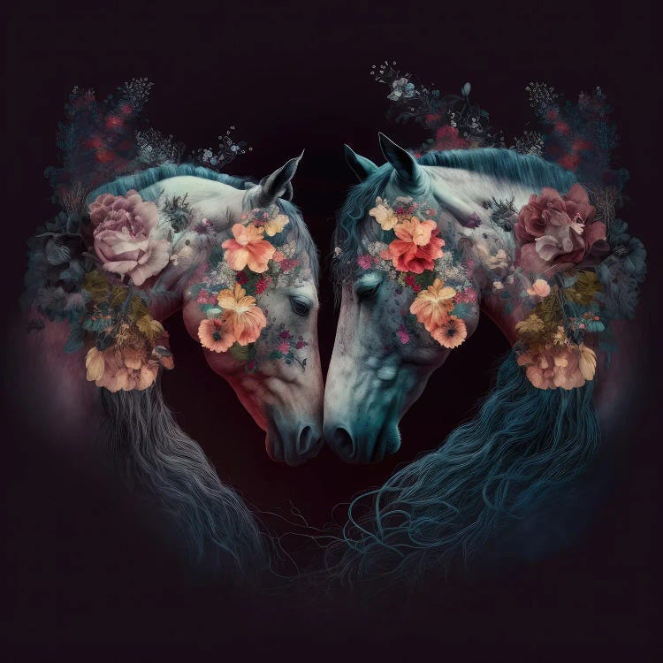 Equestrian Bouquet by Spacescapes wall art