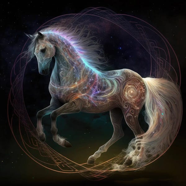 Fine Art Print: Pixel Pony by Spacescapes