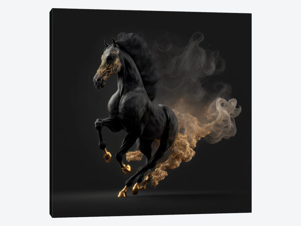 Midnight Monarch, Horse by Spacescapes 1-piece Canvas Artwork