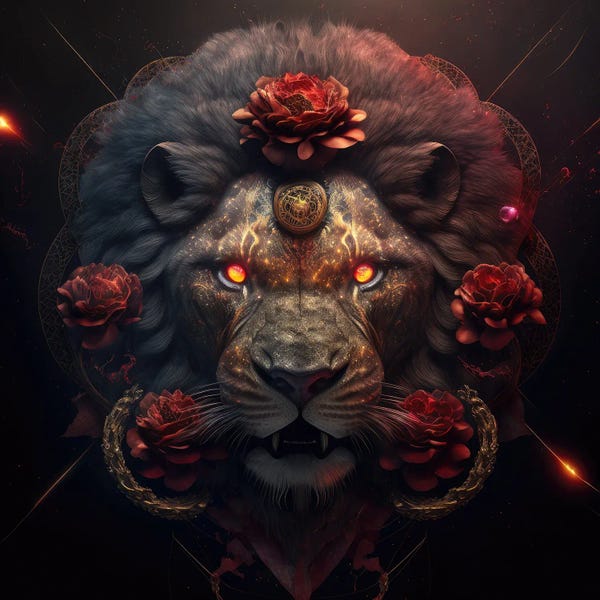 Spacescapes: Crimson Lion Pride by Spacescapes
