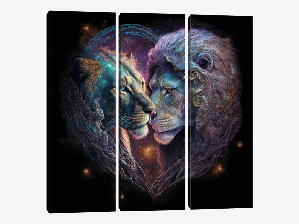 Majestic Love by Spacescapes 3-piece Canvas Print