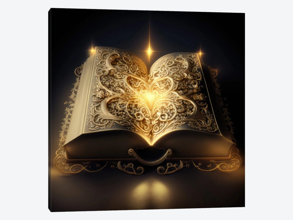 Divine Book Of Love by Spacescapes 1-piece Canvas Artwork