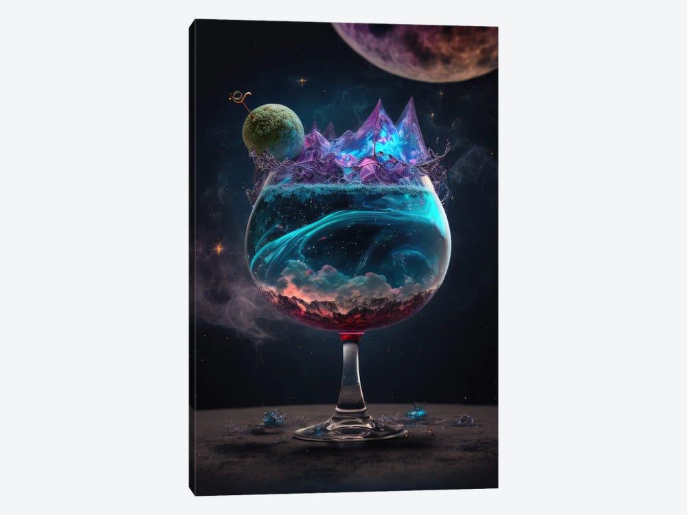Planetary Cocktail by Spacescapes 1-piece Canvas Wall Art