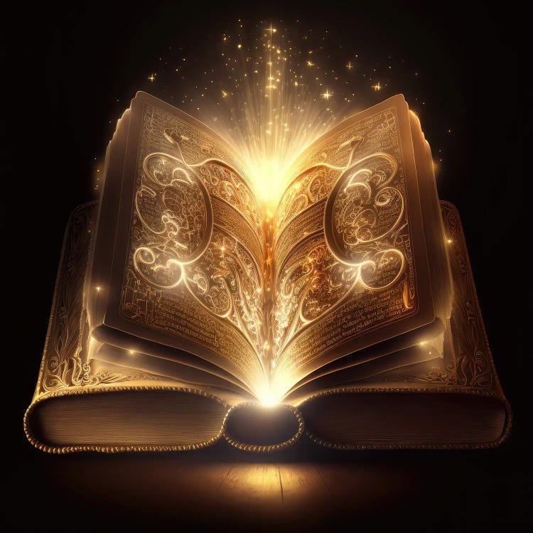 Radiant Manuscript by Spacescapes wall art
