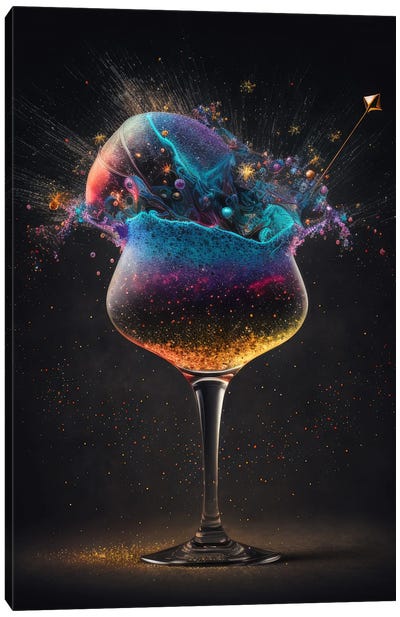 Magical Martini Canvas Art Print - Spacescapes