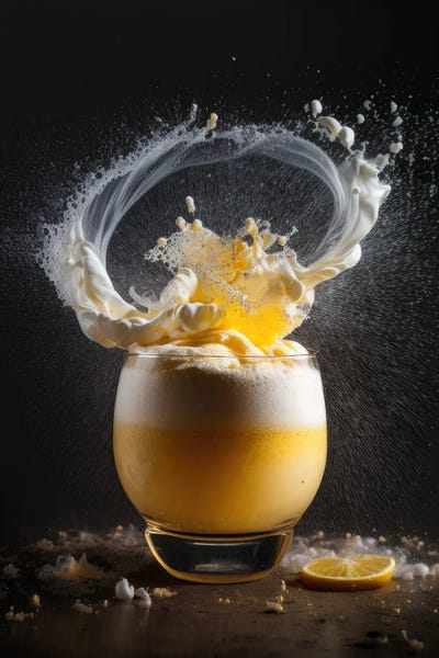 Whiskey: Whisky Sour Wave by Spacescapes