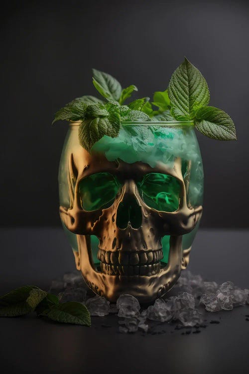 Toxic Mink Mojito by Spacescapes wall art