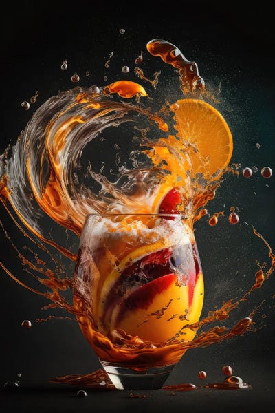 Fantasy & Sci-Fi: Modern Twist Hurricane Drink by Spacescapes