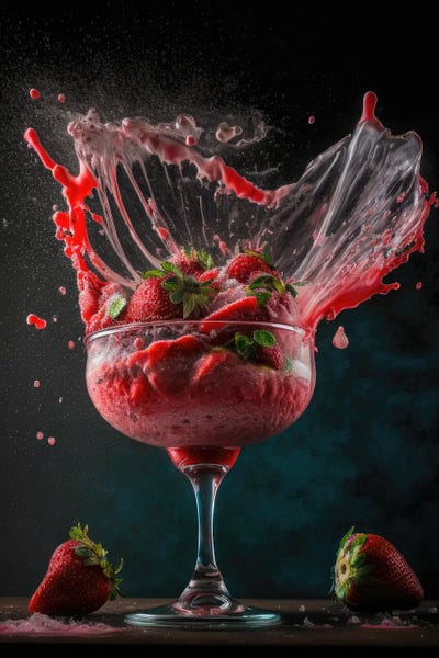 Liquor: Explosive Strawberry Daiquiri by Spacescapes