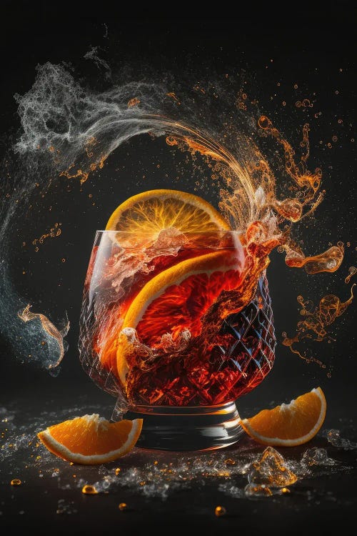 Bitter Blast, Negroni by Spacescapes wall art