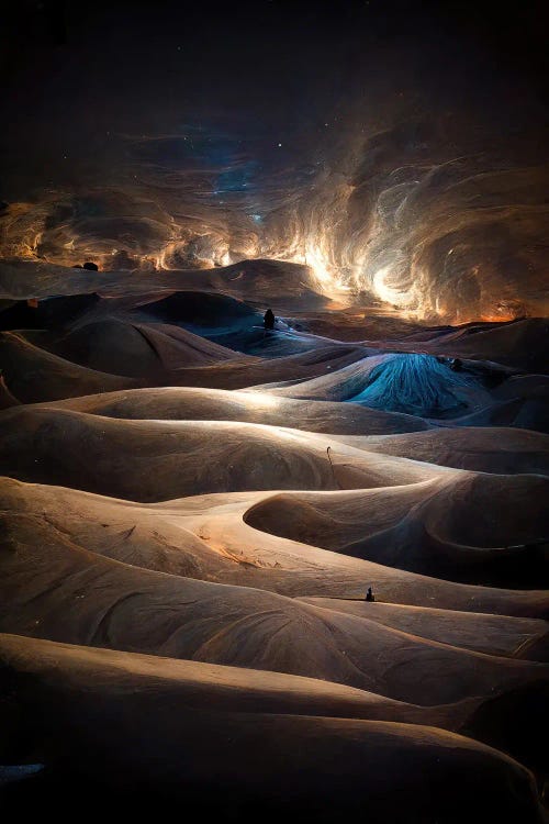 Organic Sand Dunes by Spacescapes wall art