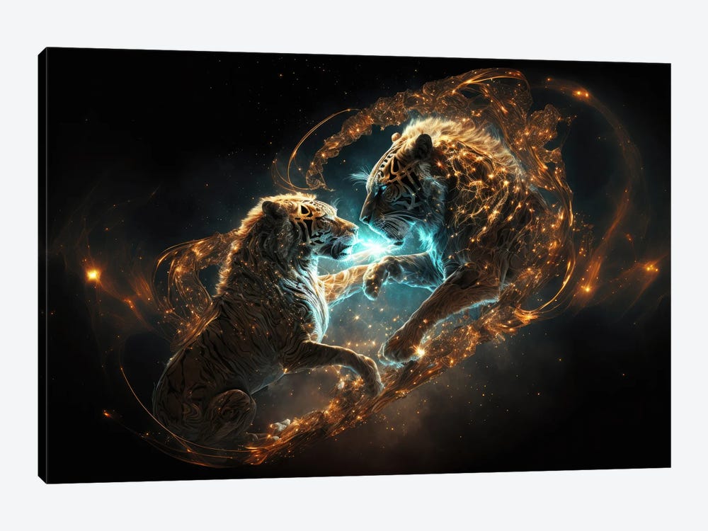 Tiger Stellar Connection by Spacescapes 1-piece Canvas Art Print