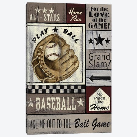 Baseball All Stars Canvas Print #SPV11} by Linda Spivey Canvas Art Print