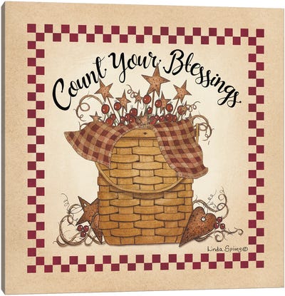 Count Your Blessings Canvas Art Print