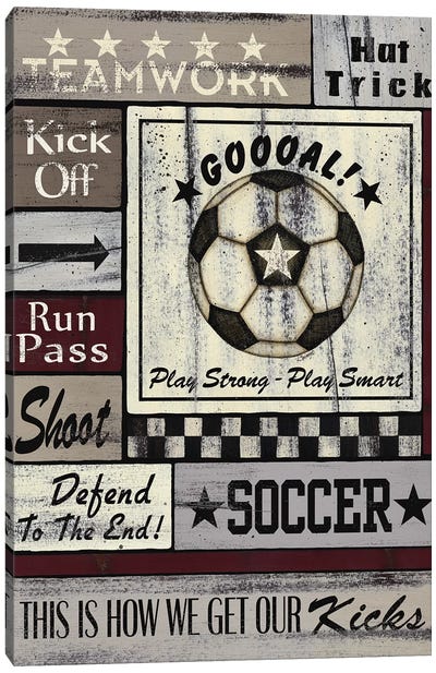 Soccer Goal Canvas Art Print