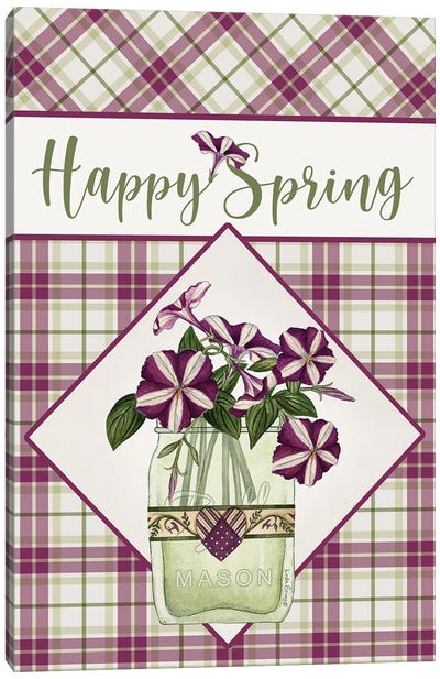 Happy Spring Canvas Art Print