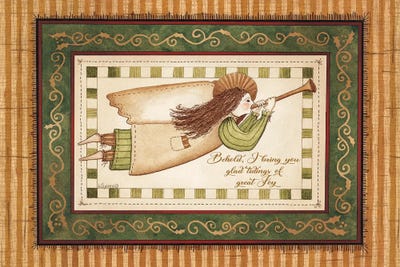 Angel With Trumpet by Linda Spivey art print