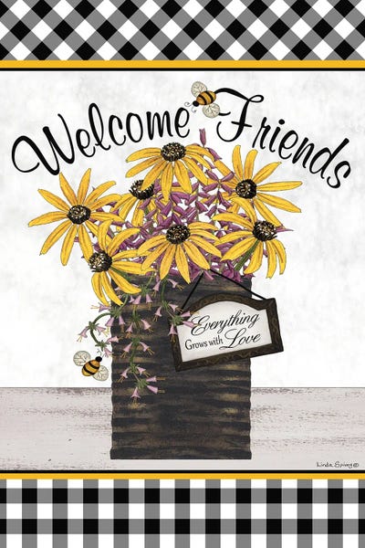 Daisies: Welcome Friends by Linda Spivey