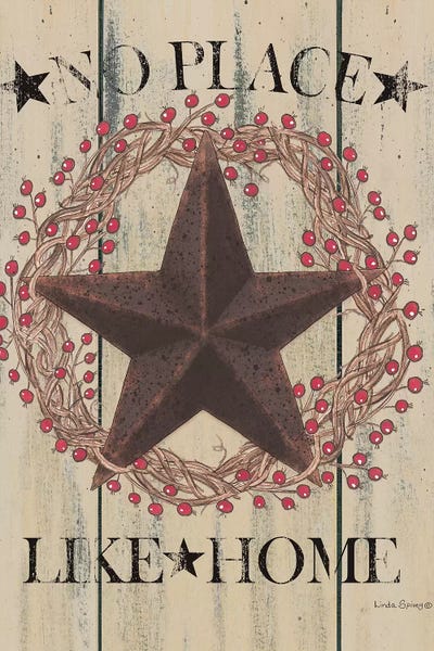 Modern Farmhouse Décor: No Place Like Home Wreath by Linda Spivey