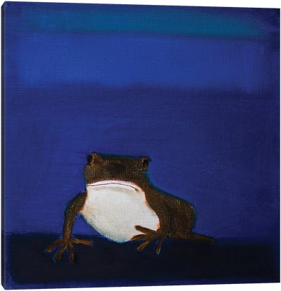 Frog Canvas Art Print - Indigo Art