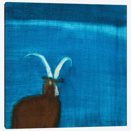 Goat Canvas Print #SQU13} by Andrew Squire Canvas Print