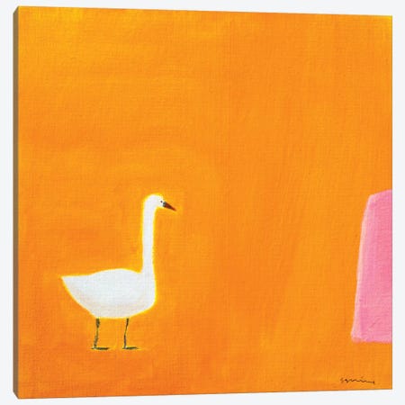 Swan Canvas Print #SQU22} by Andrew Squire Canvas Wall Art