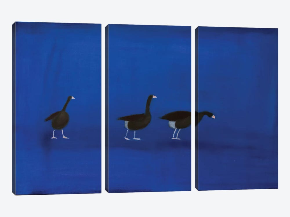 Three Geese by Andrew Squire 3-piece Art Print