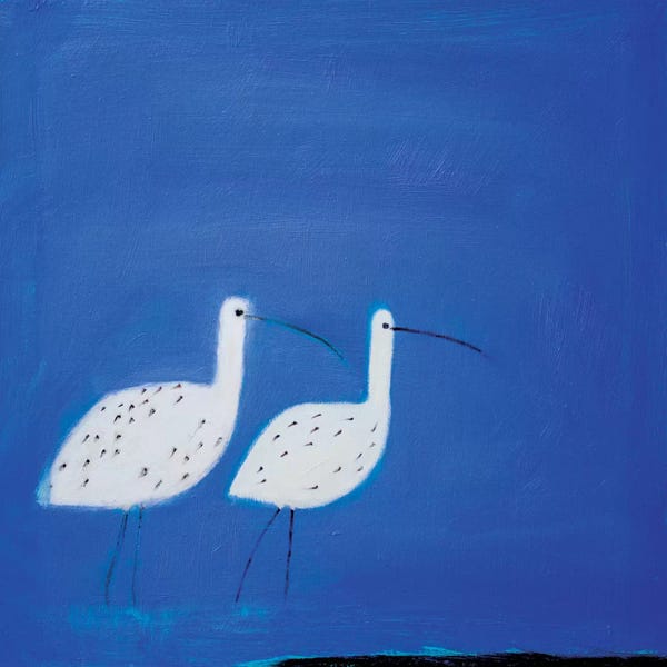 Blue: Two Curlews by Andrew Squire