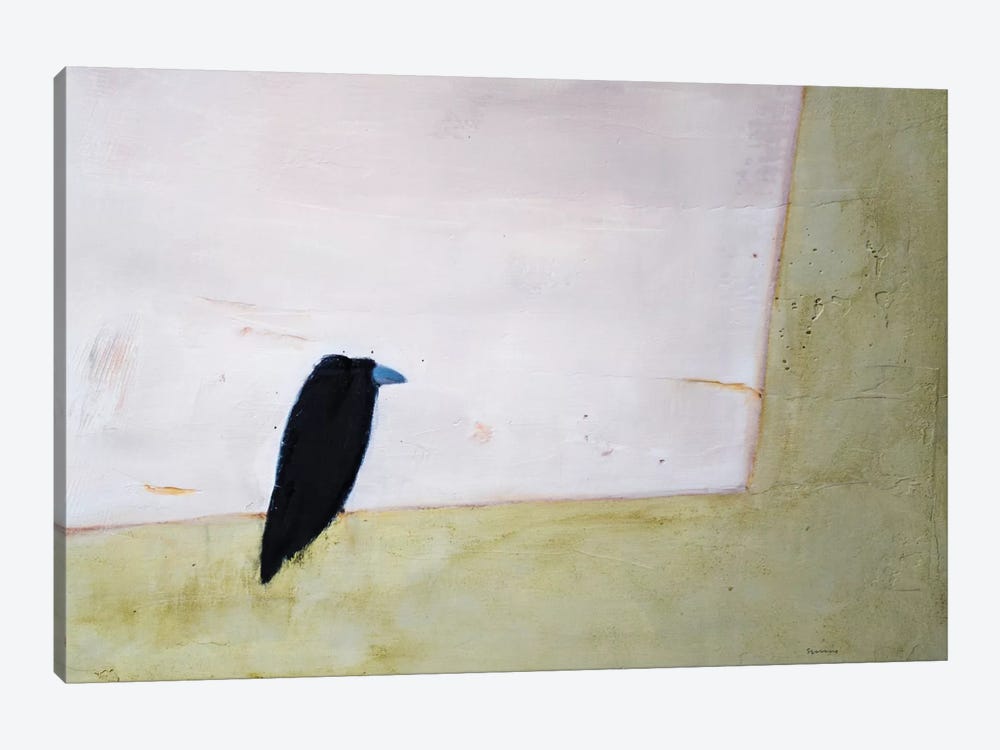 Crow Window by Andrew Squire 1-piece Canvas Print