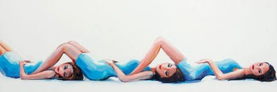 Threesome by Sasha Robinson multi panel art