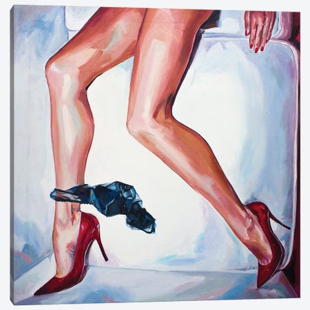 Nudecomer Canvas Print #SRB102} by Sasha Robinson Canvas Wall Art