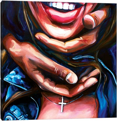 I Want You To Smile II Canvas Art Print - Sasha Robinson