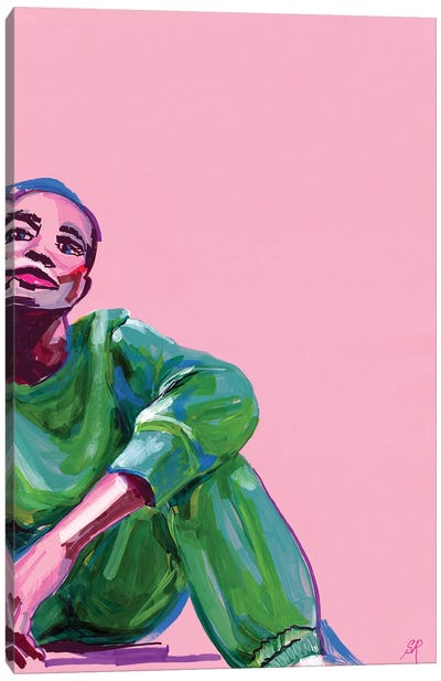 Pink Mood Canvas Art Print - Sasha Robinson