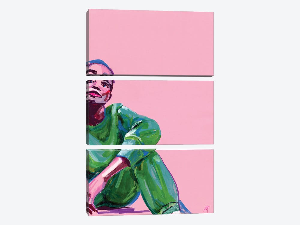 Pink Mood by Sasha Robinson 3-piece Canvas Print
