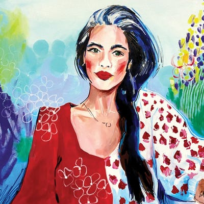 Feme by Sasha Robinson metal wall art