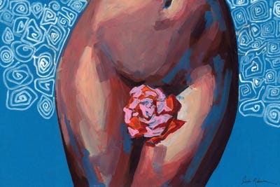 Vulva by Sasha Robinson canvas print